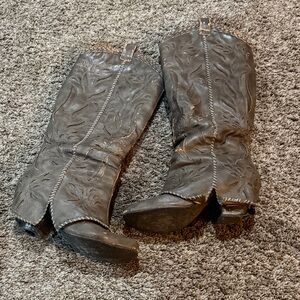 Vici Brown Heeled Boots